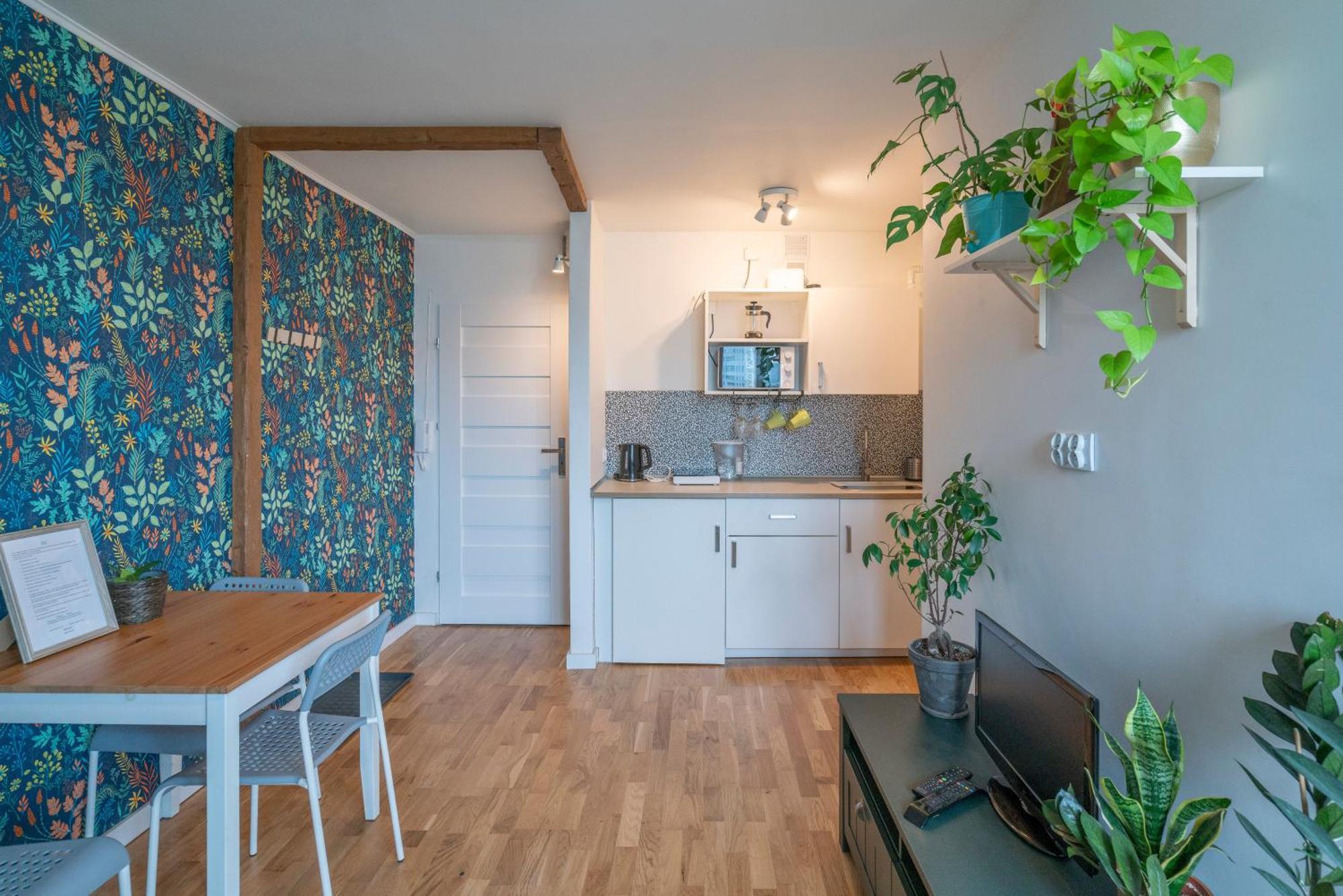 Green Studio In The City Center Of Вроцлав Екстериор снимка